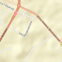 Zabłudów Street Map