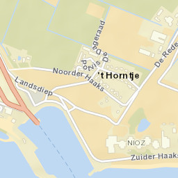 't Horntje Street Map