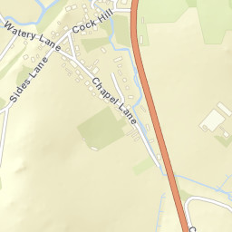 A515, Ashbourne, Derbyshire DE6, UK Street Map