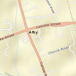 Athy Street Map