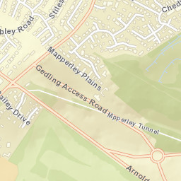  Nottingham, Nottinghamshire NG3 5RJ, UK Street Map