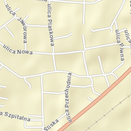 Łapy Street Map