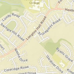 Saint Gregory\'s Road, Stoke-on-Trent ST3 Street Map