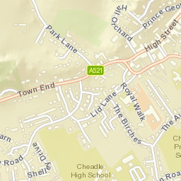 23 Prince George Street, Cheadle, Stoke-on-Trent Street Map