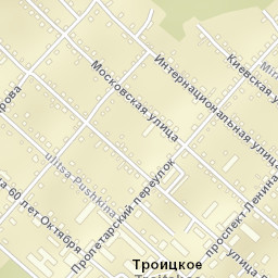 Troitskoye Street Map