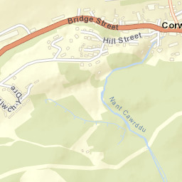Green Lane, Corwen, Denbighshire LL21 Street Map