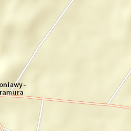 Płoniawy-Bramura Street Map