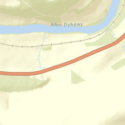 A5, Llangollen, Denbighshire LL20, UK Street Map
