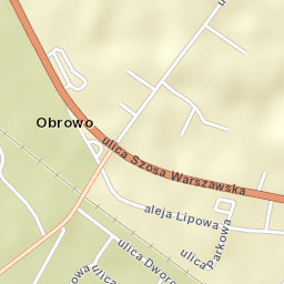 Obrowo Street Map