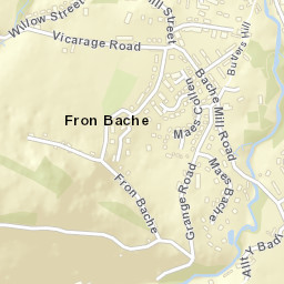 Llangollen Street Map