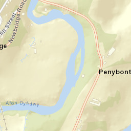 Newbridge Road, Cefn-mawr, Wrexham Street Map