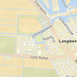 Langweer Street Map