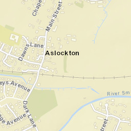 Aslockton Street Map