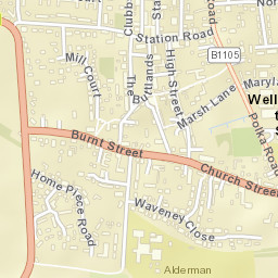 Wells-next-the-Sea Street Map