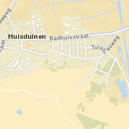 Huisduinen Street Map