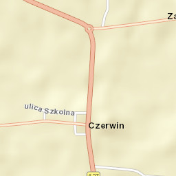 Czerwin Street Map
