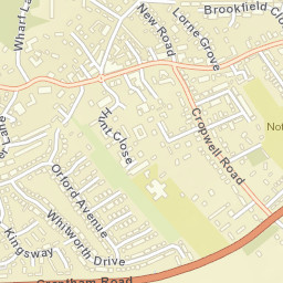 Radcliffe on Trent Street Map