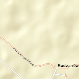 Radzanów Street Map