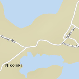 Nikolski Alaska Street Map