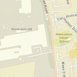 Chirk Street Map