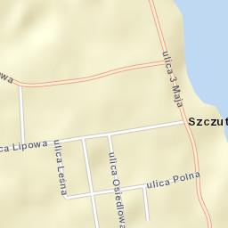 Szczutowo Street Map