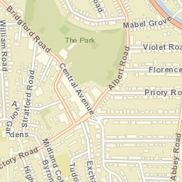 West Bridgford Street Map