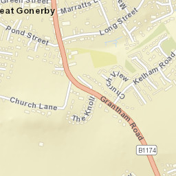 Great Gonerby Street Map