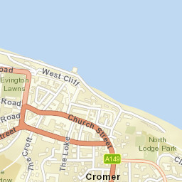 Cromer Street Map