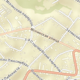 Pochep Street Map