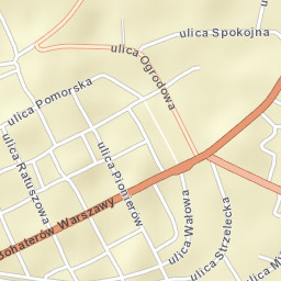 Myślibórz Street Map