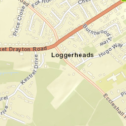 Loggerheads, Market Drayton, Staffordshire TF9 4DA, UK Street Map