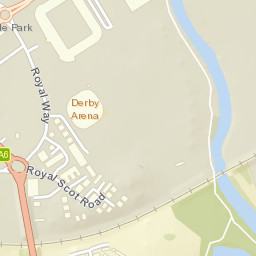 Royal Way, Derby DE24, UK Street Map