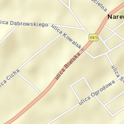 Narew Street Map