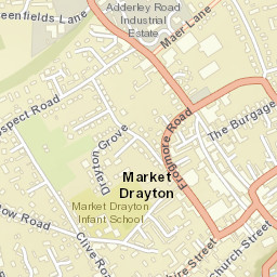 Market Drayton Street Map