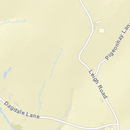 Pigeonhay Lane, Uttoxeter, Staffordshire Street Map