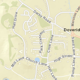 Doveridge Street Map