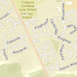 Cotgrave Street Map