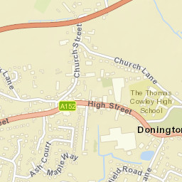 Donington Street Map