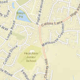 Heacham Street Map