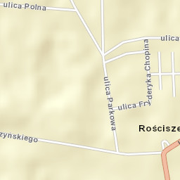Rościszewo Street Map