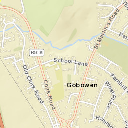 Gobowen Street Map