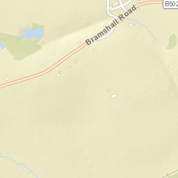 Bramshall Road, Uttoxeter, Staffordshire Street Map