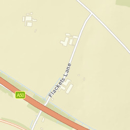 A50, Doveridge, Ashbourne, Derbyshire DE6 Street Map