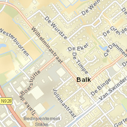 Balk Street Map