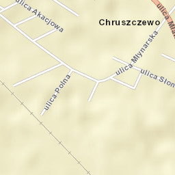 Powiat ciechanowski Street Map