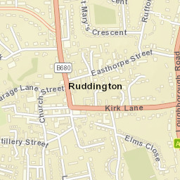 Ruddington Street Map