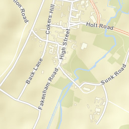 Holt Rd, Walsingham, Norfolk NR22, UK Street Map