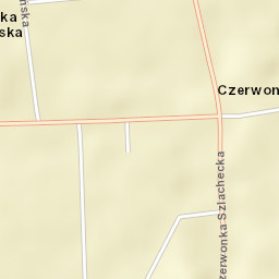 Czerwonka Street Map