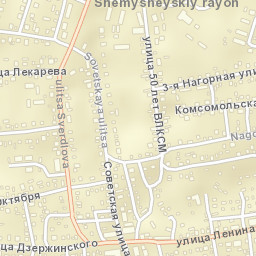 Shemysheyka Street Map