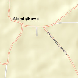 Siemiątkowo Street Map